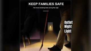 USB Çıkışlı Gece Lambası 5V 4.8A Kurcalamaya Karşı Dayanıklı