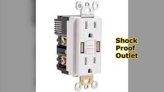 Güvenli GFCI Çıkışı Bir USB Sizi Korur