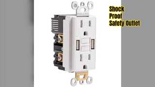 Güvenli GFCI Çıkışı A USB Güvenliği
