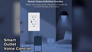 Smart Outlet PD20W Hızlı Şarj Ses Kontrolü